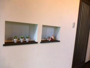 小物が飾れるニッチ