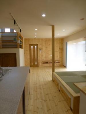 ロフト付きLDKは木の香り！