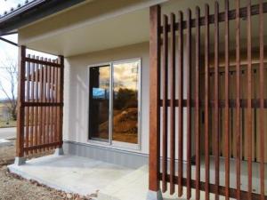 縦格子のアクセント