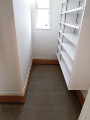 大容量の玄関収納