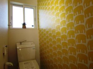 壁紙がアクセントに！