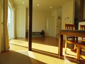 陽当りのいいリビング